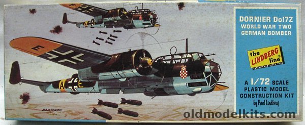 Lindberg 1/72 Dornier Do-17Z Flying Pencil, 577-100 plastic model kit